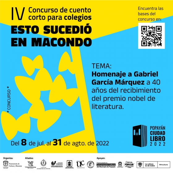 BASES PARA IV CONCURSO JUVENIL DE CUENTO CORTO PARA COLEGIOS