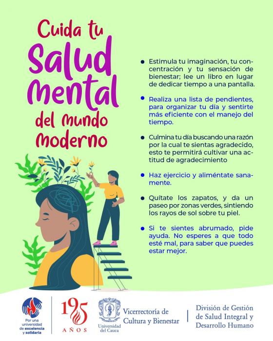 Cuida tu salud mental