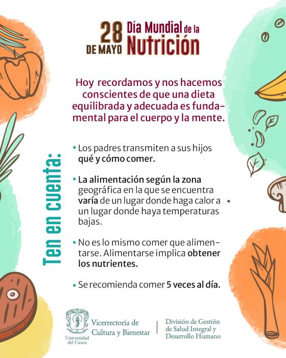 Día Mundial de la Nutrición