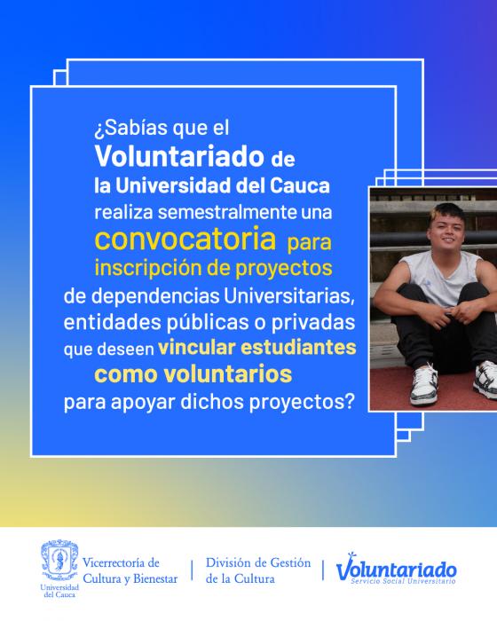 Convocatoria Externa de Voluntariado