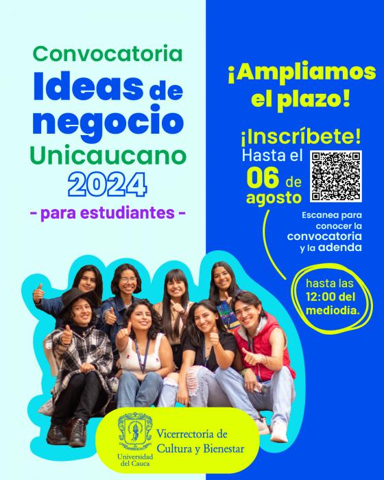 Convocatoria - Ideas de Negocio Unicaucano 2024 - Estudiantes