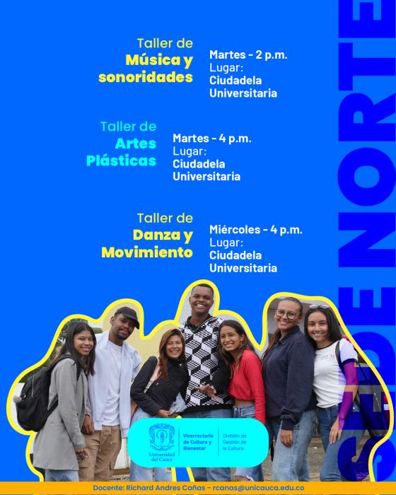 Escuelas de formación artística en Sede Norte